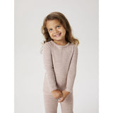 Name It Shadow Gray Nmnwax Ull Rib Ls Topp Noos