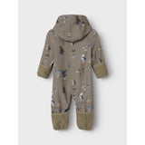 Name It Silver Mink Go Nbnalfa08 Softshell Drakt Aop Fo