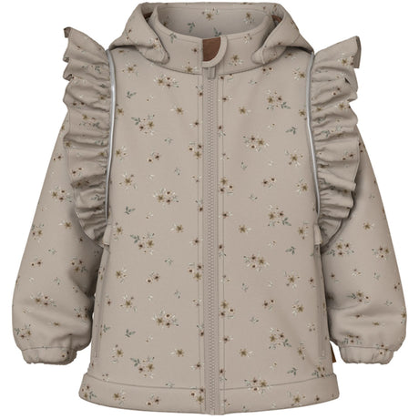 Name It Pure Cashmere Bouquet Nmfalfa08 Softshell Jakke Frill Aop Fo