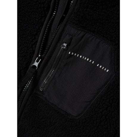 Name It Black Nknmattia Sherpa Jakke Pb