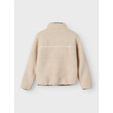 Name It Moonbeam Chest Pocket Dark Sapphire Nknmattia Sherpa Jakke Pb