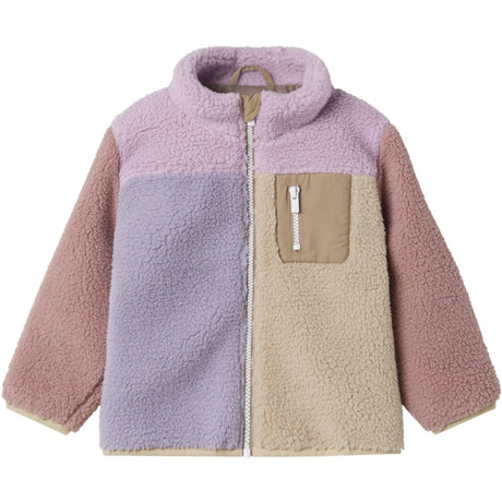 Name It Orchid Bouquet Nmfmonica Teddybjørn Jakke Block