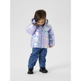 Name It Pastel Lilac Nmfmolina Puffer Jakke Shiny