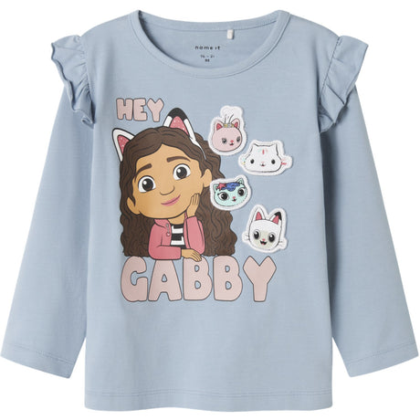 Name It Dusty Blue Nmfjutte Gabby Ls Topp Box Sky