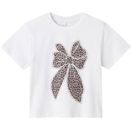 Name It Bright White Nmfleoanja Ss Nreg Topp