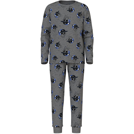 Name It Dark Grey Melange Nkmnightset Dark Grey Mel Skull Noos