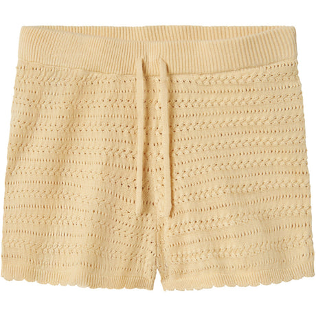 Lil'Atelier Sea Mist Nmfhope Strikk Shorts Lil