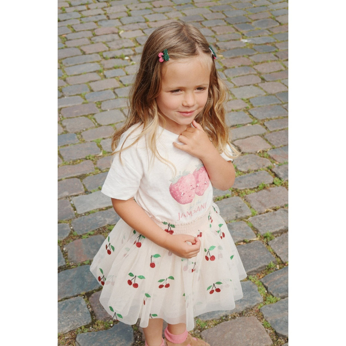 Konges Sløjd Ma Grande Cerise Glitter Tullie Smock Skjørt