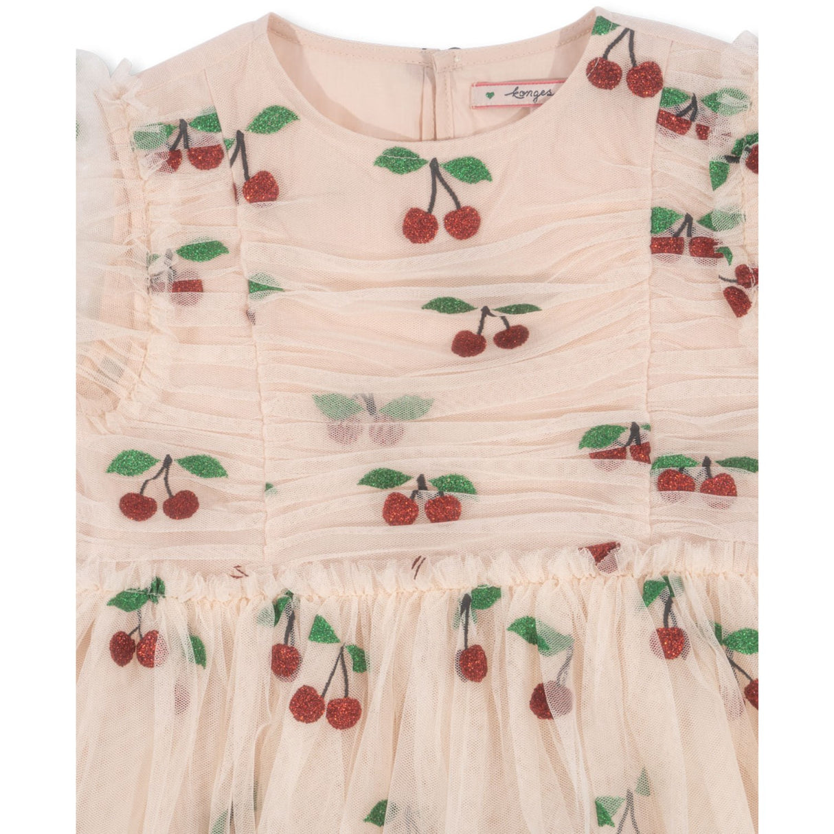 Konges Sløjd Ma Grande Cerise Glitter Tullie Kjole