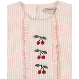 Konges Sløjd Peony Stripe Ellie Frill Topp Gots