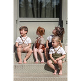 Silly Silas Olive Striped Shorty Tights Med Seler