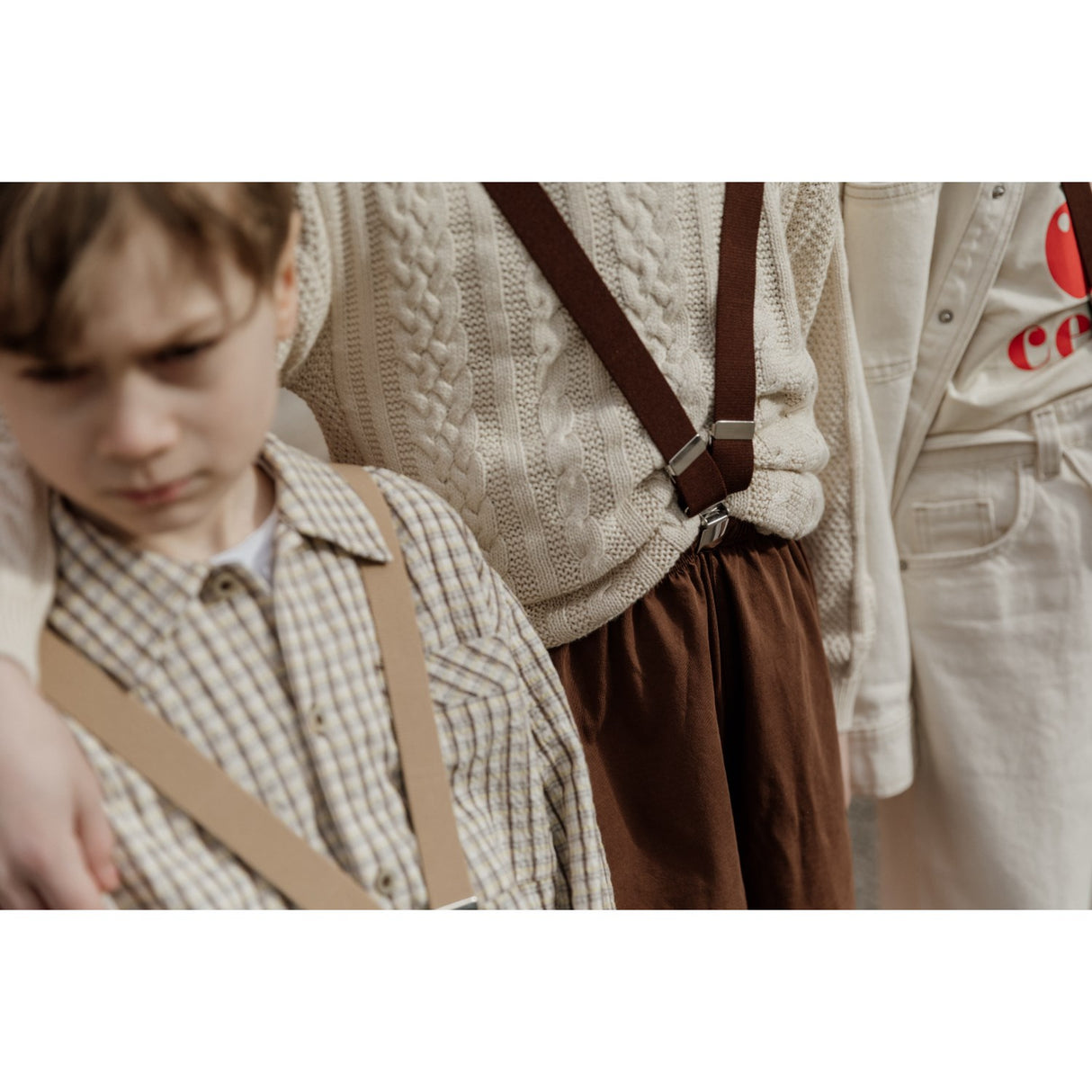 Silly Silas Sand Brown Kids' Braces