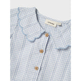 Lil'Atelier Zen Blue Nmfhazelle Ss Loose Skjorte Lil