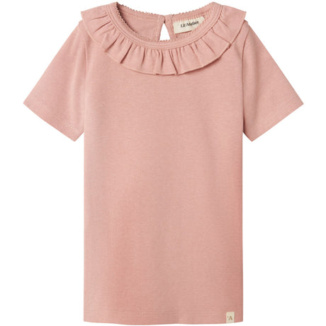 Lil'Atelier Misty Rose Nmflalo Tan Ss Slim Topp Lil