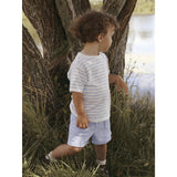 Lil'Atelier Zen Blue Nmmgeo Anm Ss Loose Topp Lil