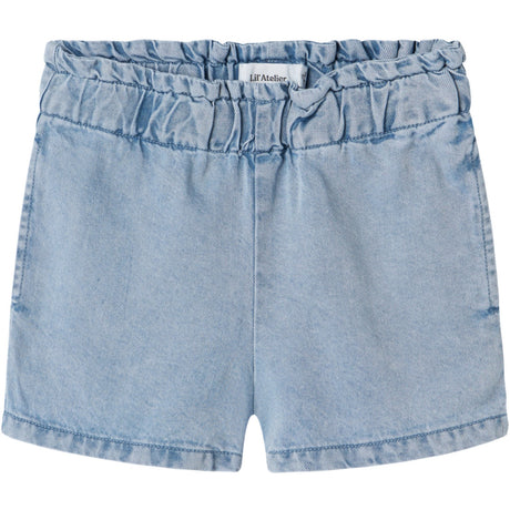 Lil'Atelier Medium Blue Denim Nmfholly Loose Dnm Shorts 2088-Sv H Lil