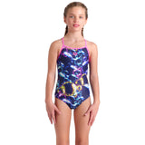 Arena Multi Girl'S Arena Soap Bubbles Badedrakt Light Drop Back