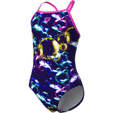 Arena Multi Girl'S Arena Soap Bubbles Badedrakt Light Drop Back