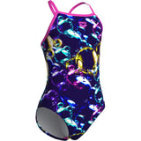 Arena Multi Girl'S Arena Soap Bubbles Badedrakt Light Drop Back