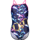 Arena Multi Girl'S Arena Soap Bubbles Badedrakt Light Drop Back