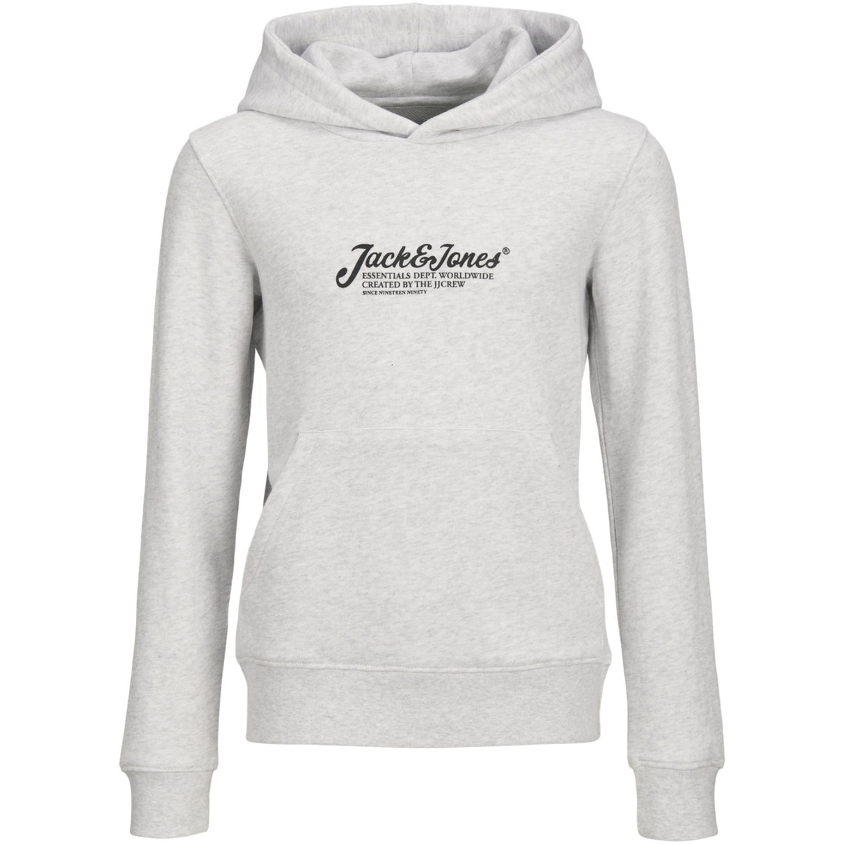 Jack & Jones Junior White Melange Jjbeau Sweat Hette Jnr