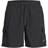 Jack & Jones Junior Black Jpstmaui Jjcargo Swim Akm Jnr