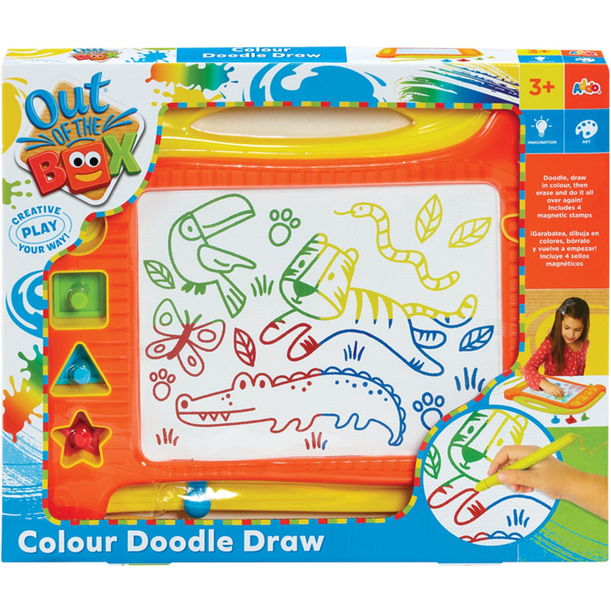 Out Of The Box Large Doodle Colour Drawing Board