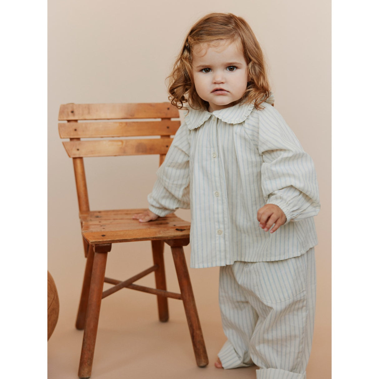 Sofie Schnoor Blue Striped Ingasb Bluse