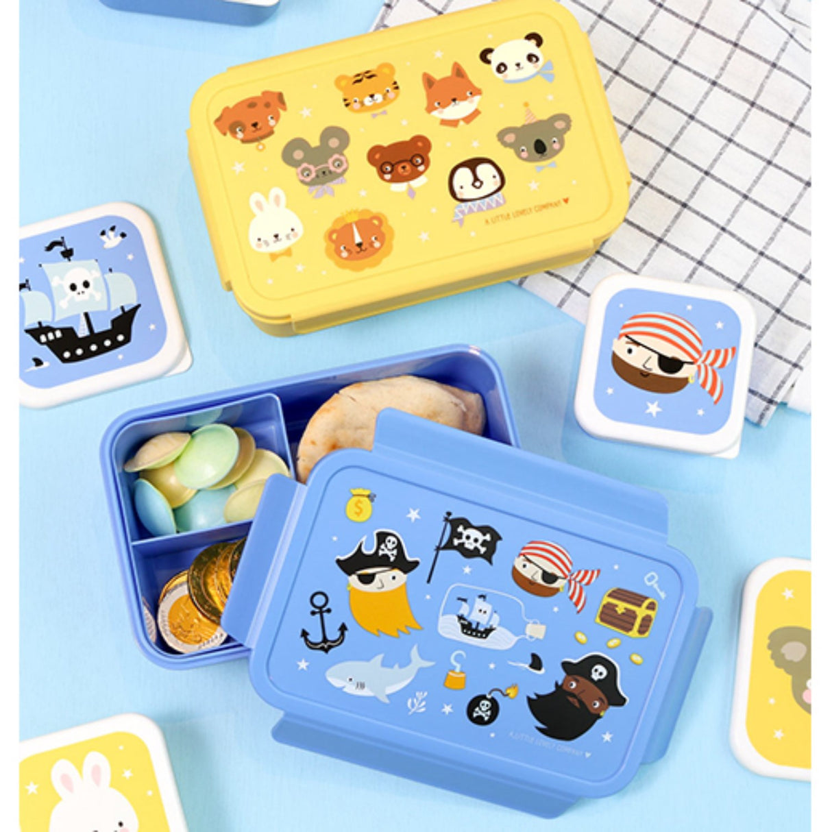 A Little Lovely Company Animal Friends Bento Matboks