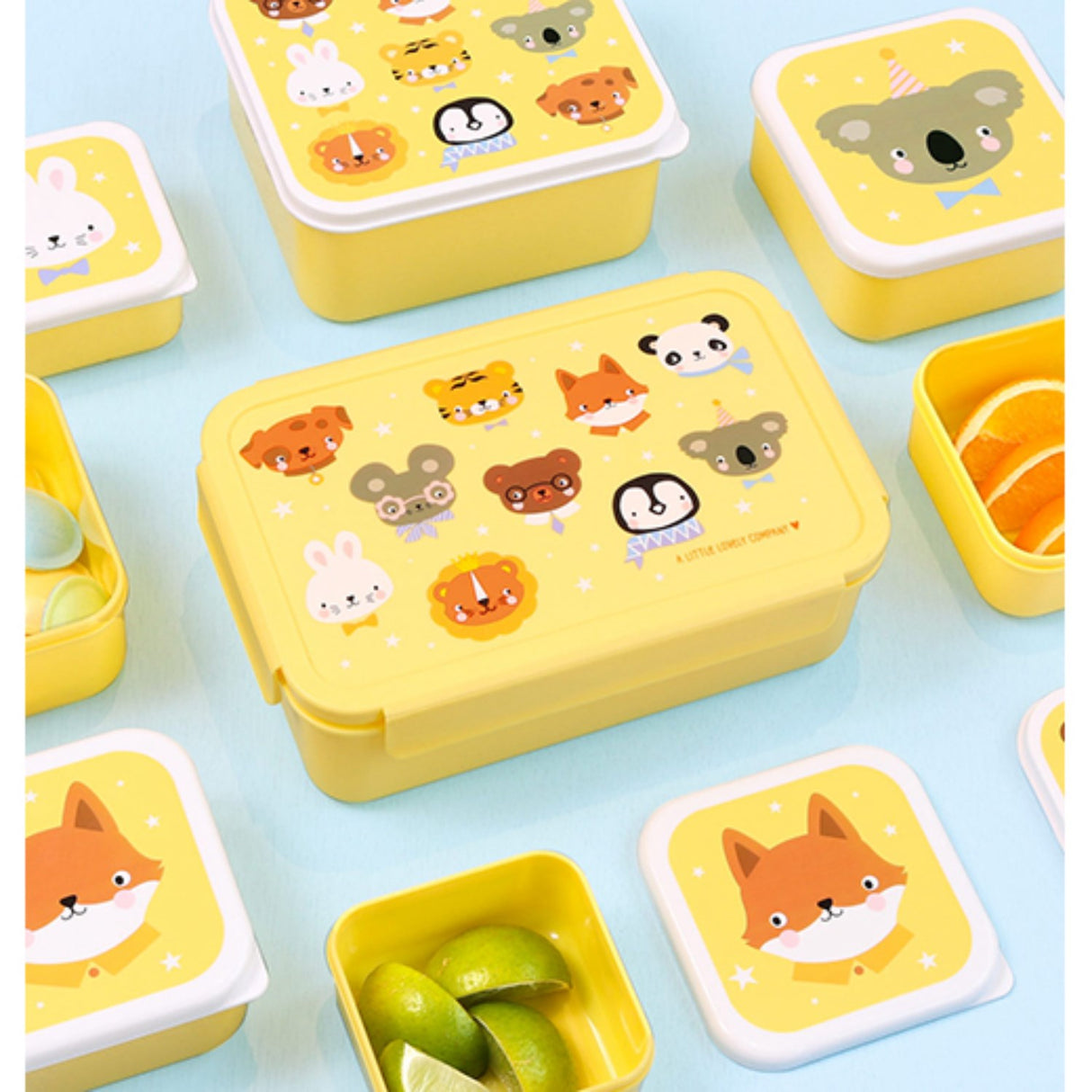 A Little Lovely Company Animal Friends Bento Matboks