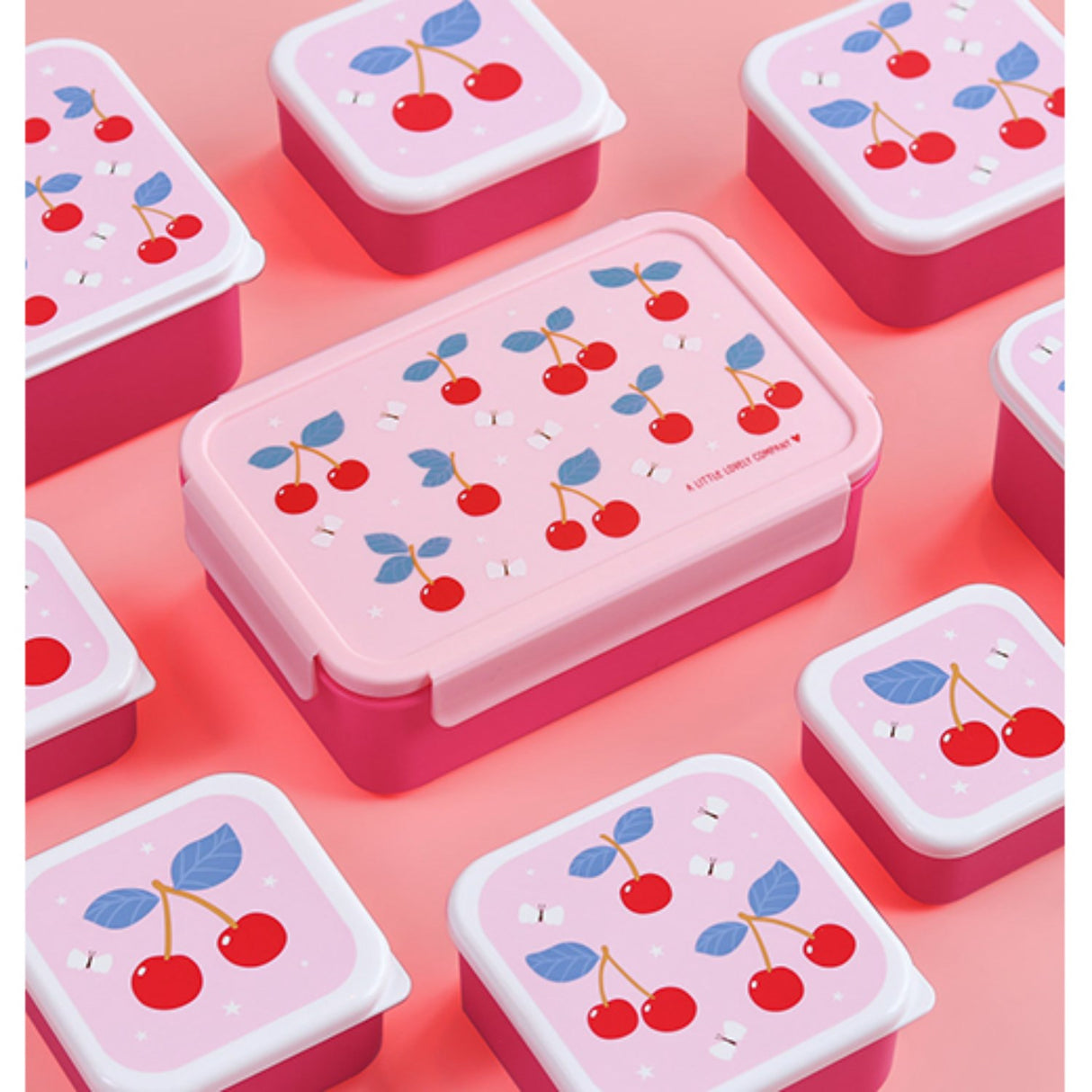 A Little Lovely Company Cherries Bento Matboks