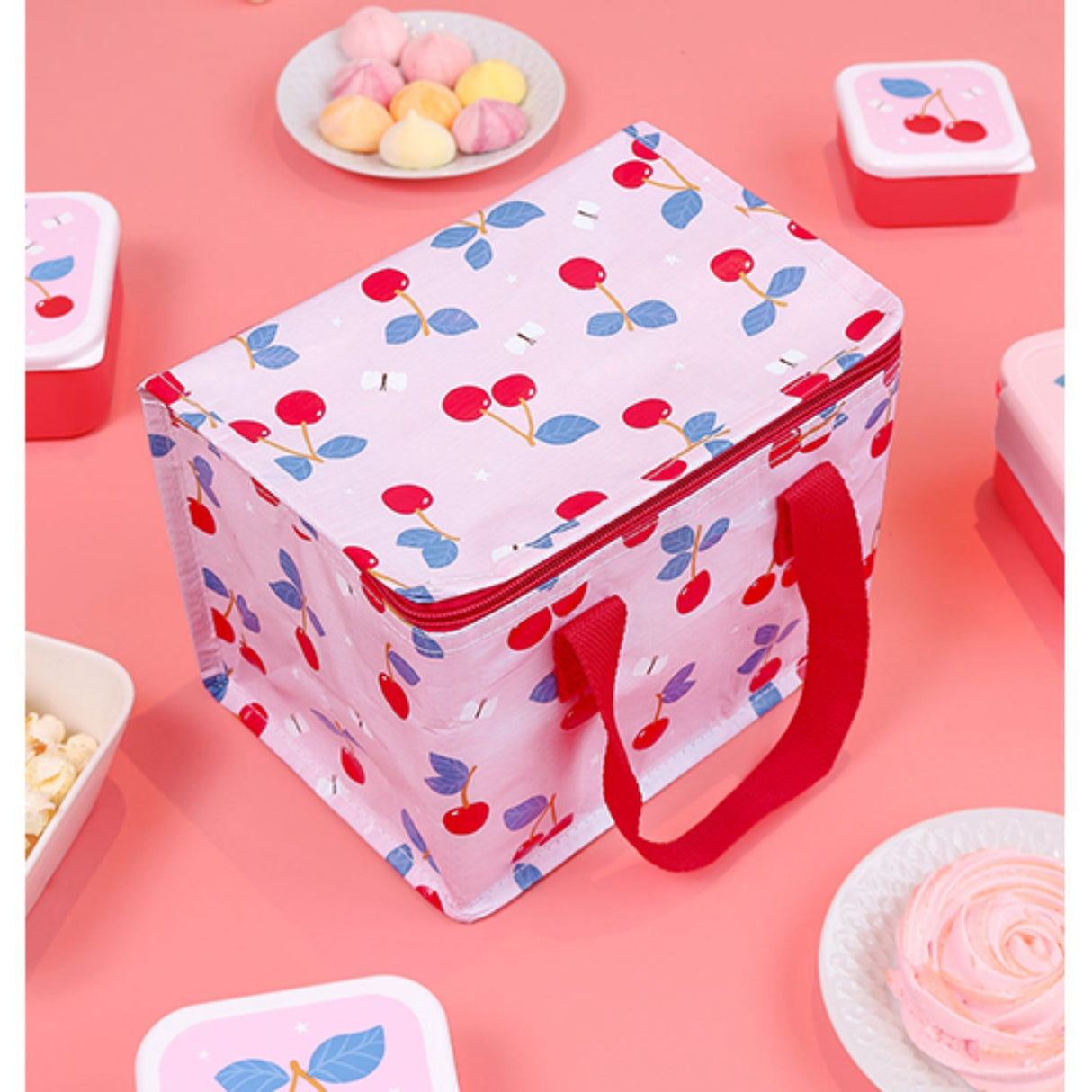 A Little Lovely Company Cherries Kjølebag