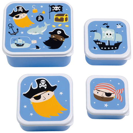 A Little Lovely Company Pirates Lunch & Snack Box Set