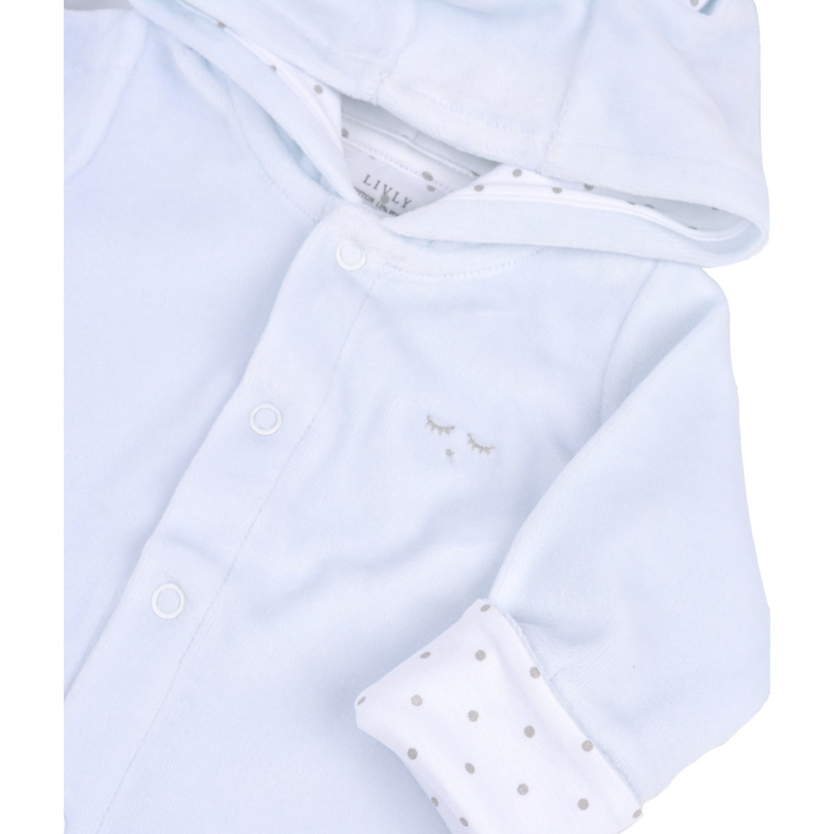 Livly Light Blue Plush Bunny Overall