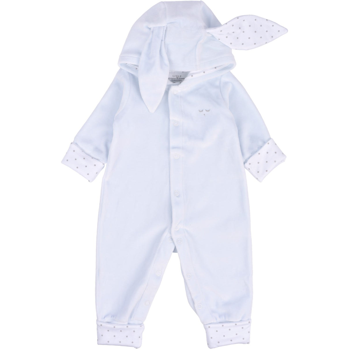 Livly Light Blue Plush Bunny Overall