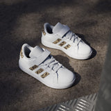 adidas Originals Ftwr White/Magic Beige/Matte Gold Grand Court 2.0 El C Sneakers