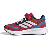 adidas Originals Pure Ruby/Ftwr White/Bright Blue Runfalcon Spider-Man El C Sneakers