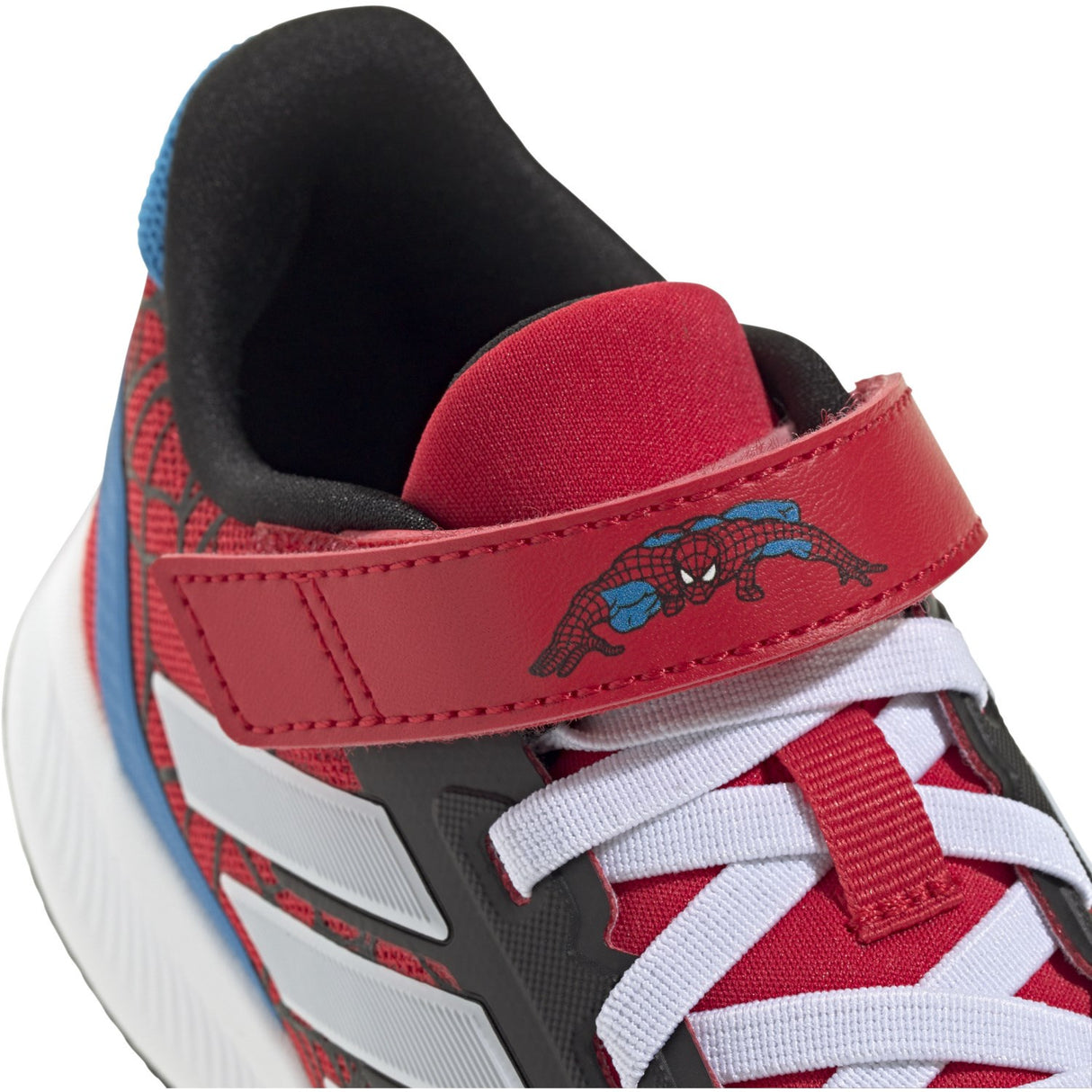 adidas Originals Pure Ruby/Ftwr White/Bright Blue Runfalcon Spider-Man El C Sneakers