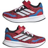 adidas Originals Pure Ruby/Ftwr White/Bright Blue Runfalcon Spider-Man El C Sneakers