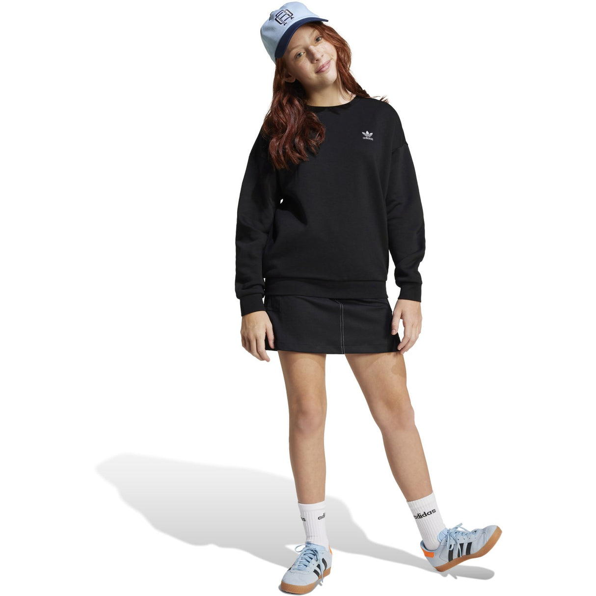 adidas Originals Black Boyfriend Crew Collegegenser