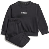 adidas Originals Black/White I Lin Fl Jog Sweat Sett