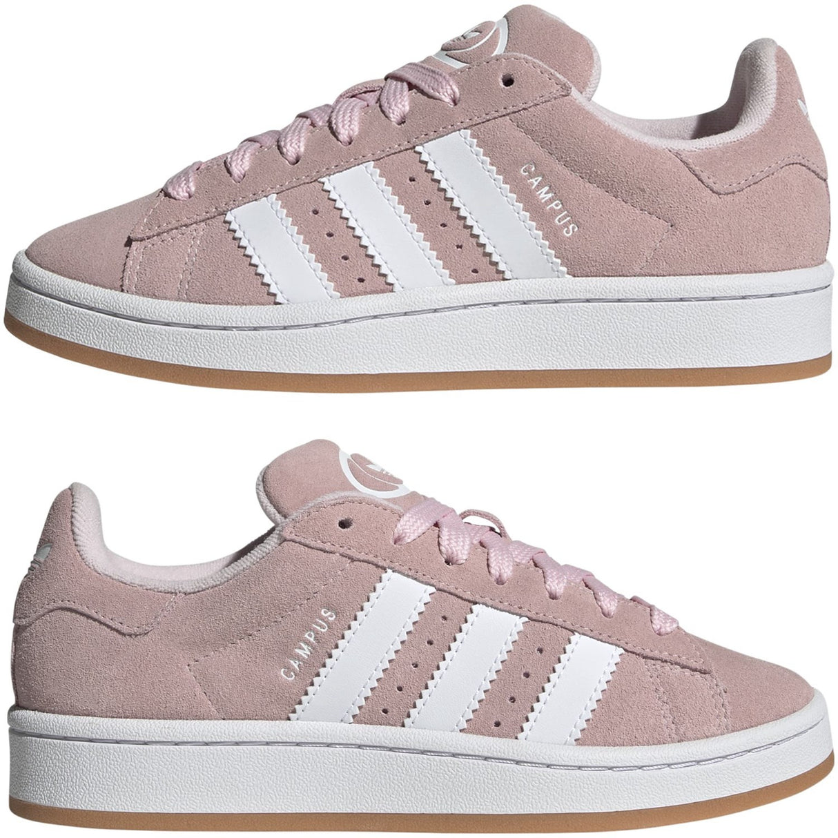 adidas Originals Clear Pink/Ftwr White/Gum 2 Campus 00S J Sneakers