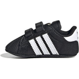 adidas Originals Core Black/Ftwr White/Gold Met. Superstar Crib Sneakers