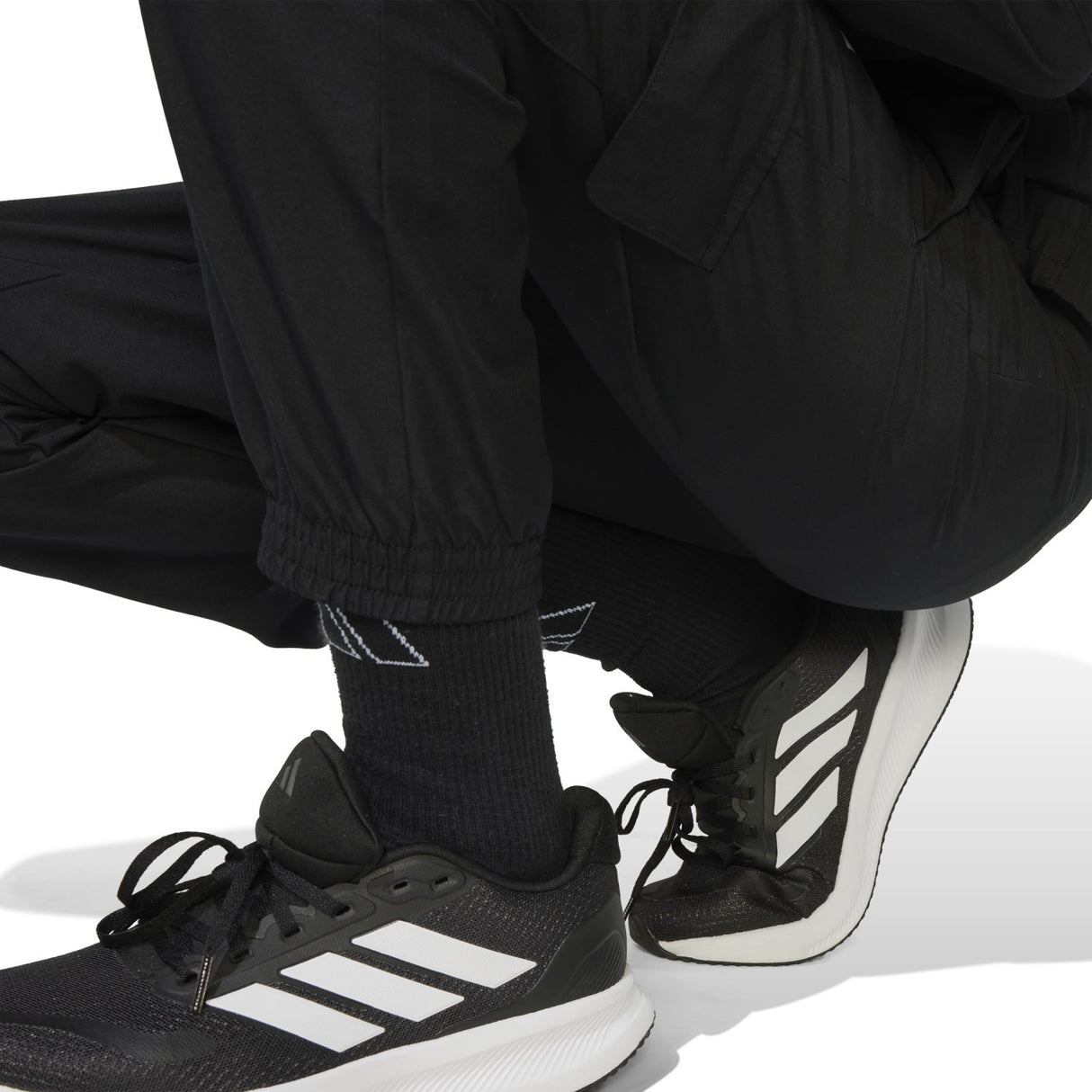 adidas Originals Black/White J Wv Cargo Tracksuit