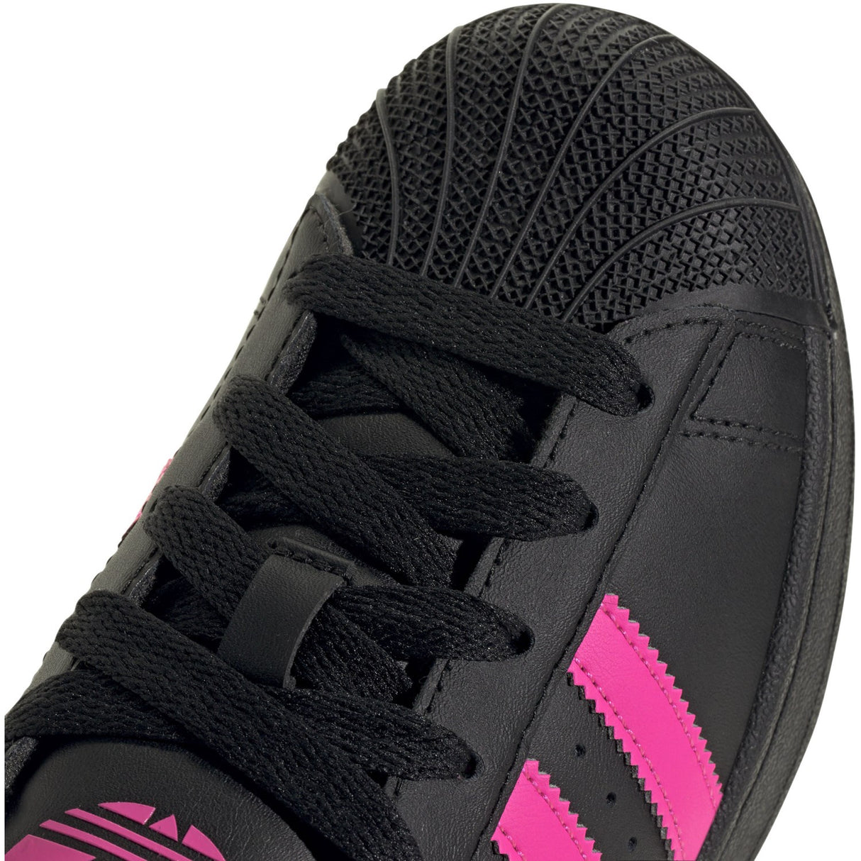 adidas Originals Core Black/Lucid Pink/Core Black Superstar Ii J Sneakers