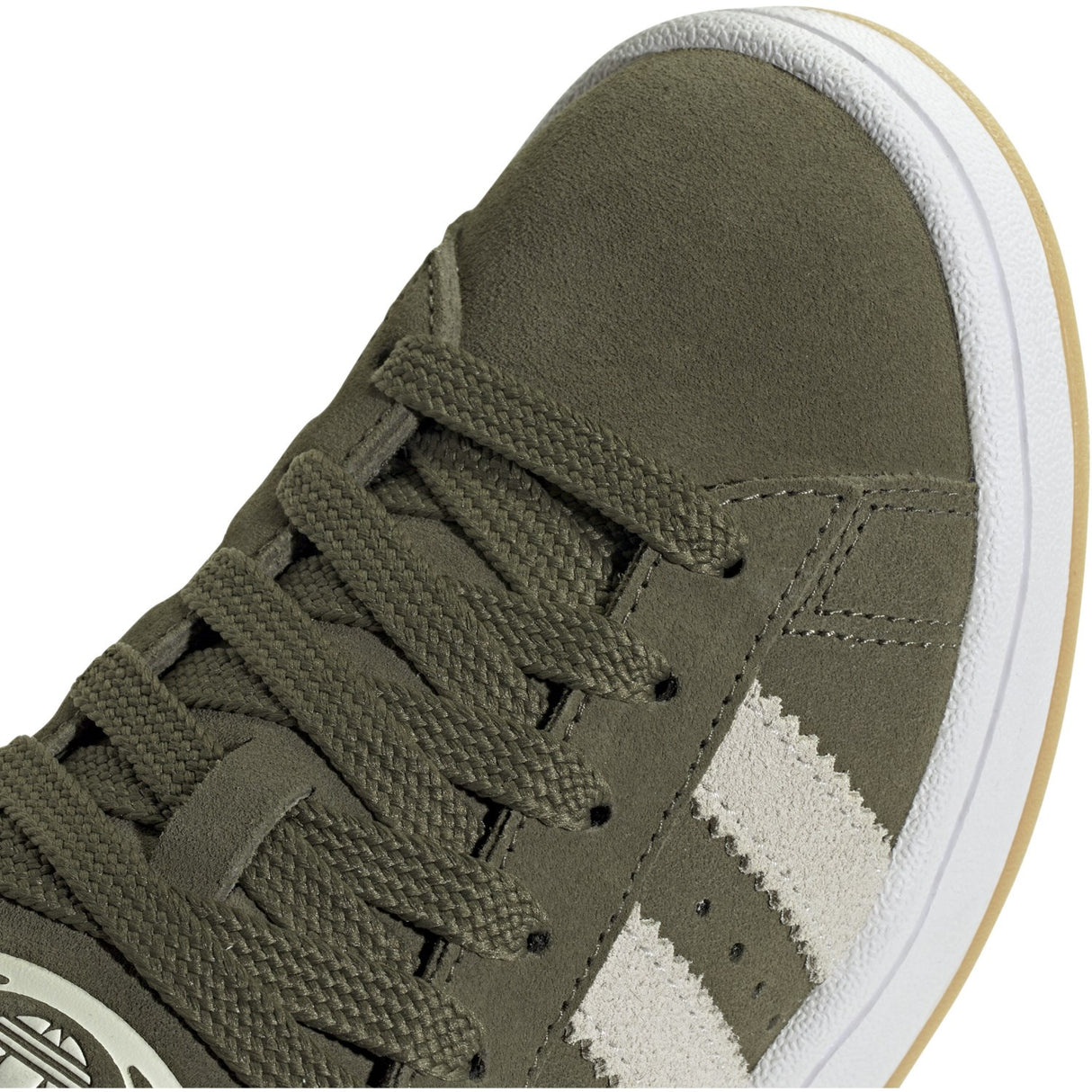 adidas Originals Medium Dark Khaki/Off White/Ftwr White Campus 00S J Sneakers