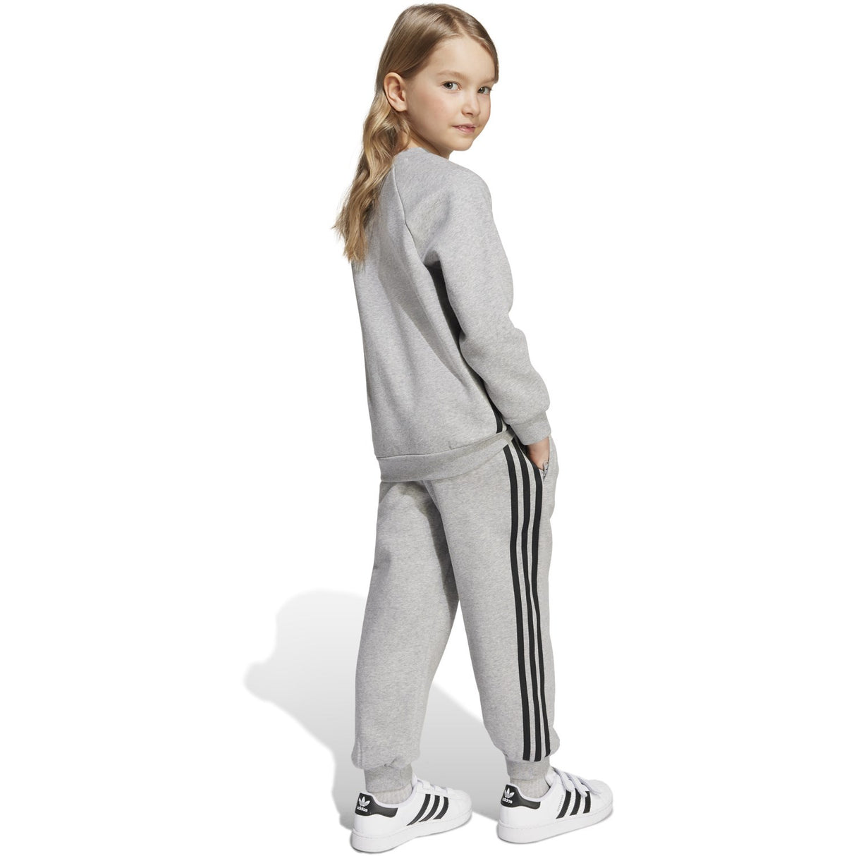 adidas Originals Medium Grey Heather/Black Sweat Sett