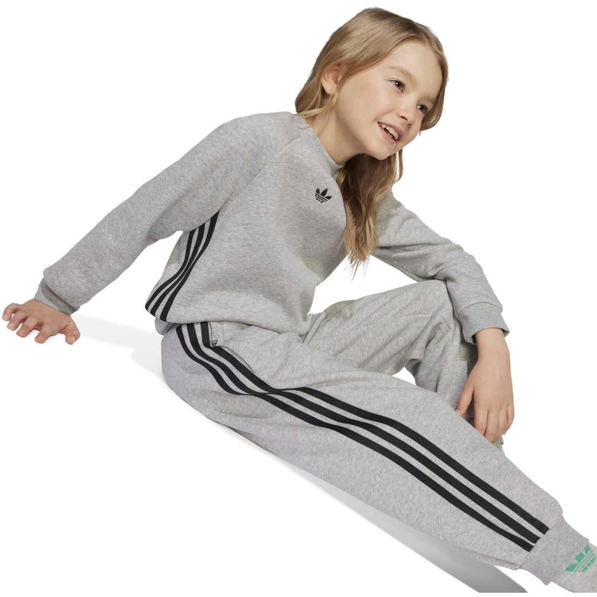 adidas Originals Medium Grey Heather/Black Sweat Sett