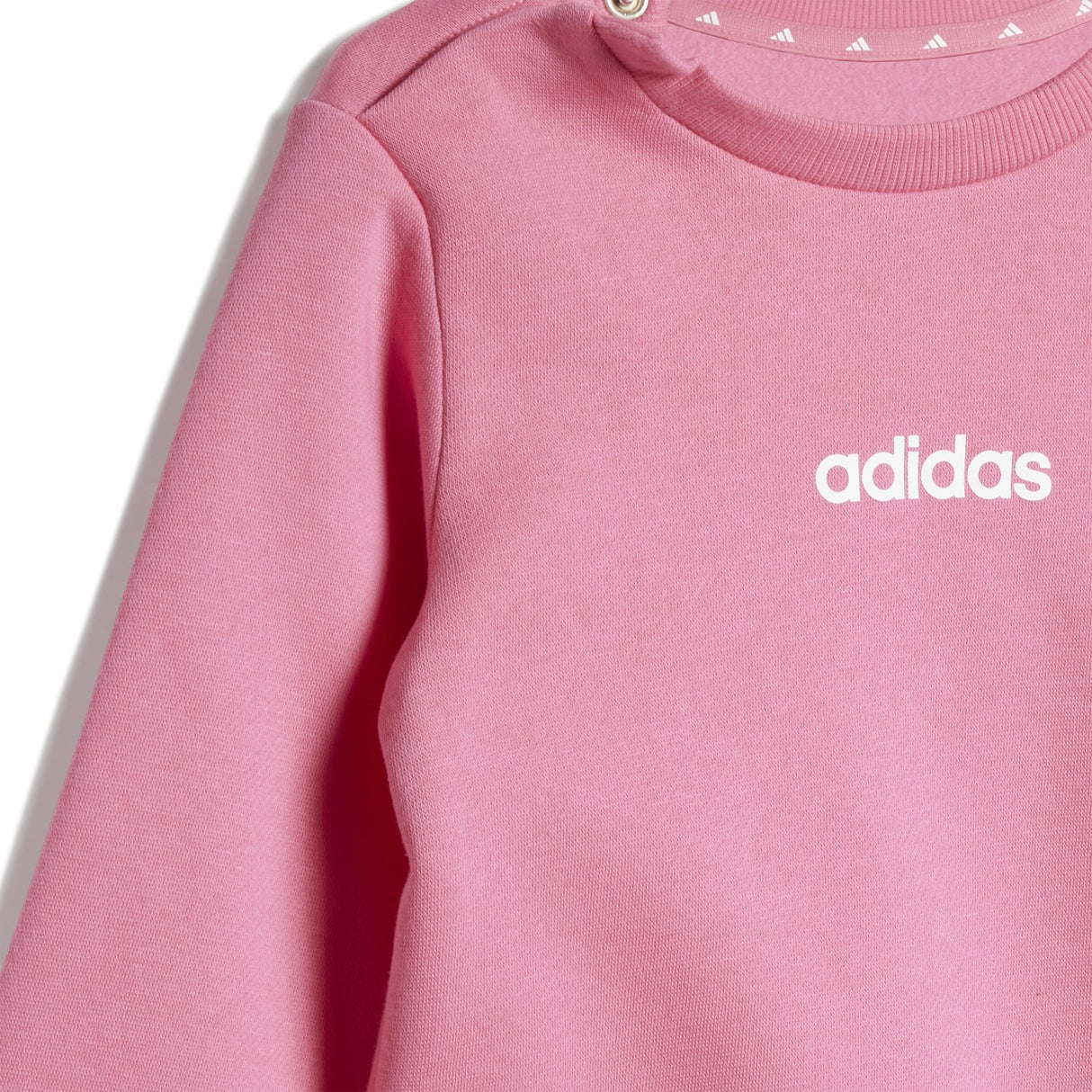 adidas Originals Pink Fusion/White I Lin Fl Jog Sweat Sett