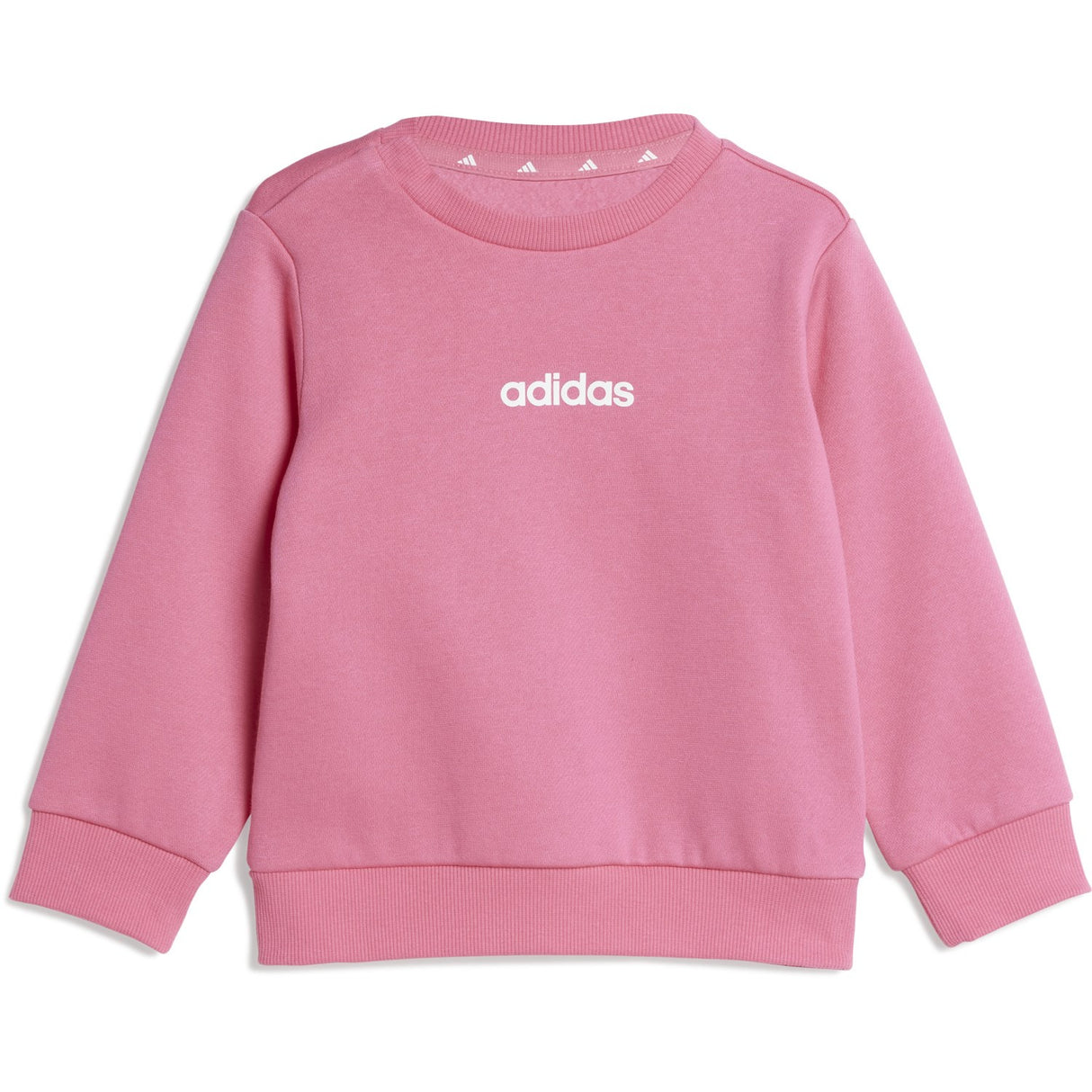 adidas Originals Pink Fusion/White I Lin Fl Jog Sweat Sett